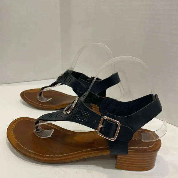 Nautica Black Thong Sandal Size 8 - Picture 4 of 8